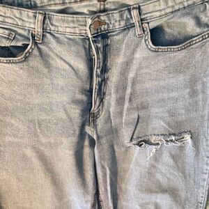 Women’s Wild Fable 90s relaxed wide leg Jeans distressed